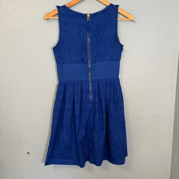 Armani Exchange Cobalt Blue Sleeveless Mini A Line Dress Sz 2‎ Party Cocktail - Picture 8 of 11